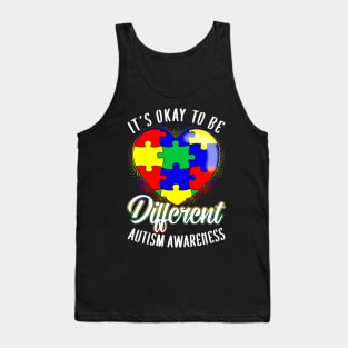 It's OK To Be Different Autism Awareness Tank Top